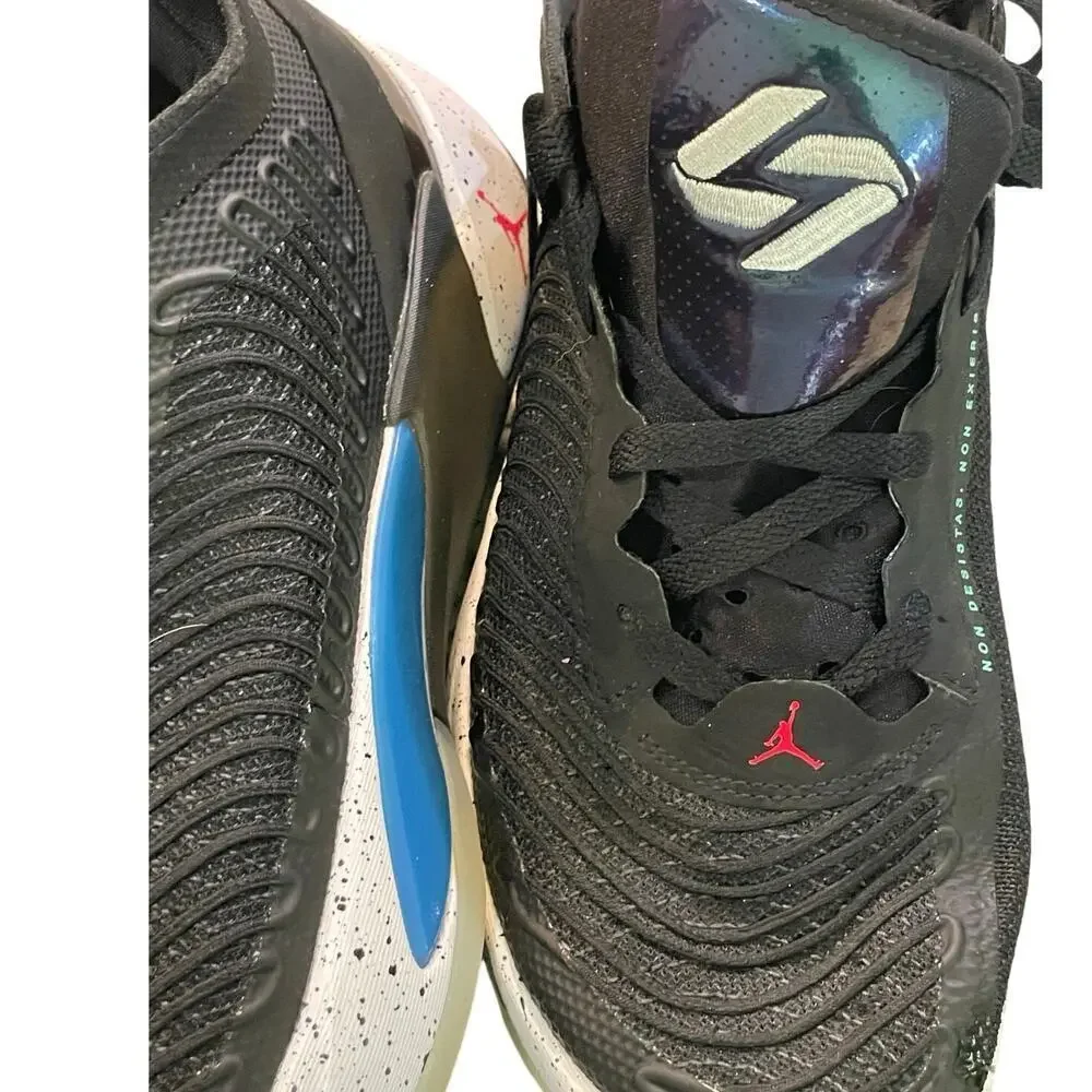 JORDAN LUKE 1 SNEAKERS BASKETBALL BLACK SIGNAL BLUE METALLIC FB1800-004 SZ‎ 11